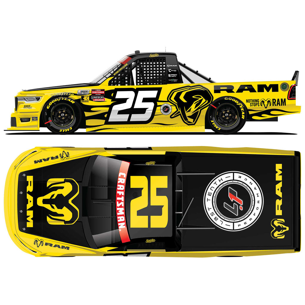 Tony Stewart Ram Trucks Yellow 1:24 Standard 2026 Diecast Truck Series #25 NASCAR