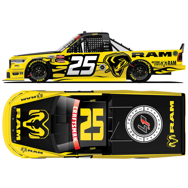 Tony Stewart Ram Trucks Yellow 1:24 Standard 2026 Diecast Truck Series #25 NASCAR