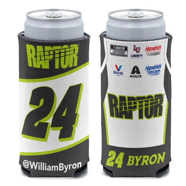 William Byron 2023 Raptor #24 Slim Can Hugger 12oz Cooler NASCAR