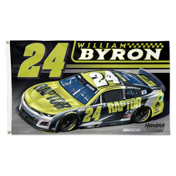 William Byron 2025 Raptor #24 Car 3x5 Flag NASCAR