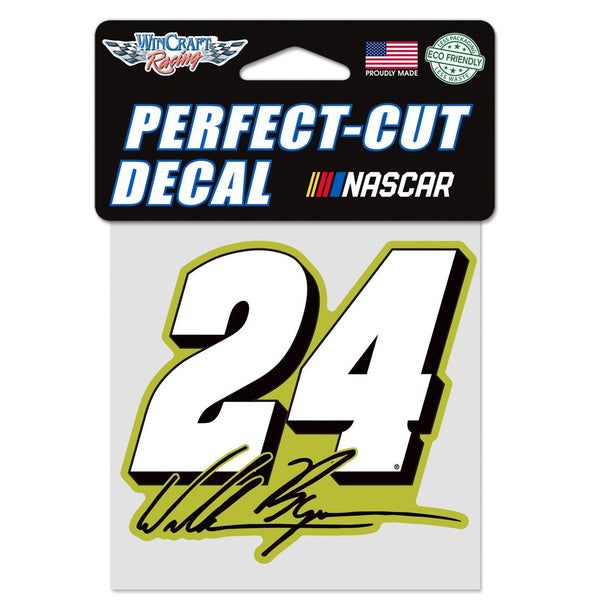 William Byron 2024 Perfect Cut #24 Decal 4x4 Inch NASCAR