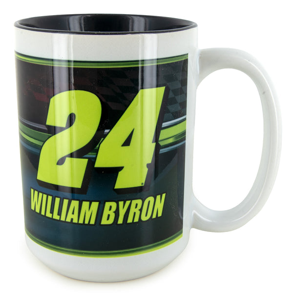 William Byron 2025 Axalta #24 Coffee Mug 15oz With Color Interior