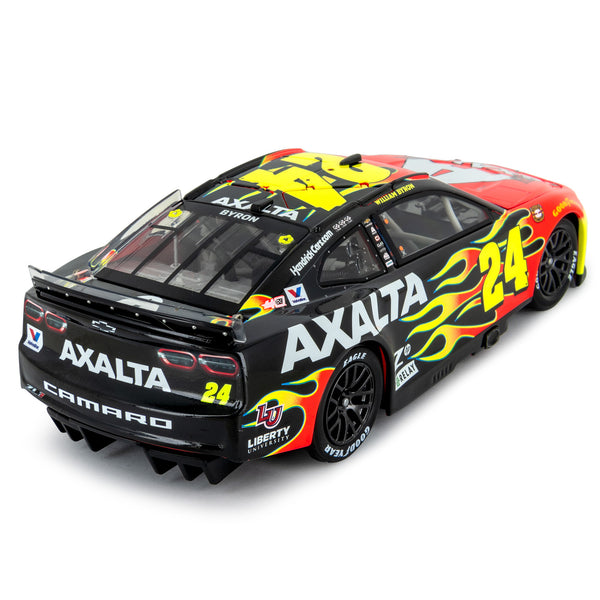 William Byron ELITE Darlington Throwback to Jeff Gordon’s Firestorm Paint Scheme 1:24 2024 Diecast Car Axalta #24 NASCAR