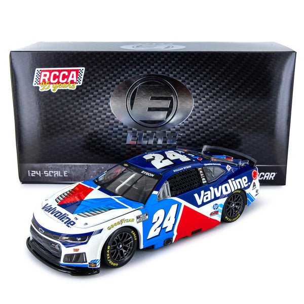 William Byron ELITE Valvoline 1:24 2026 Diecast Car #24 NASCAR