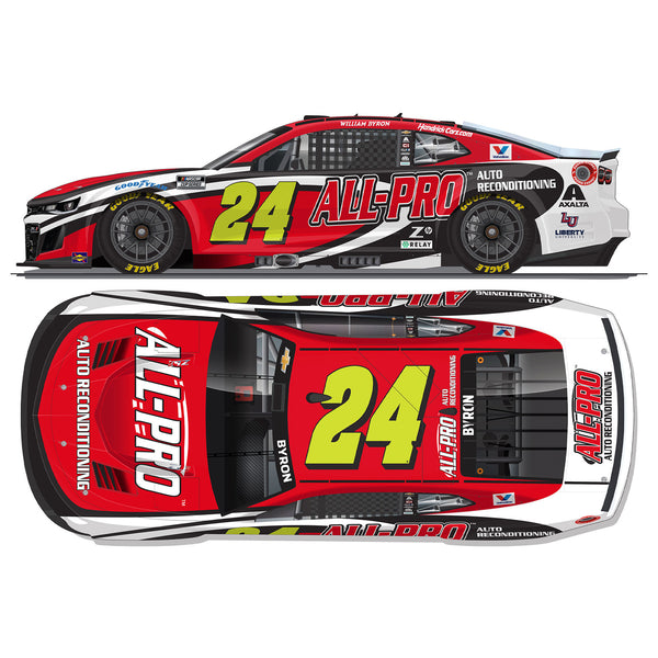 William Byron All-Pro 1:24 Standard 2025 Diecast Car #24 NASCAR