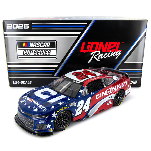 William Byron Cincinnati 1:24 Standard 2025 Diecast Car #24 NASCAR