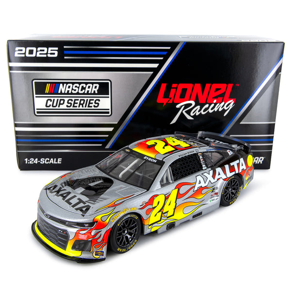 William Byron Darlington Throwback to 2015 Jeff Gordon Final Ride 1:24 Standard 2025 Diecast Car #24 Axalta NASCAR