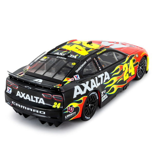 William Byron Darlington Throwback to Jeff Gordon’s Firestorm Paint Scheme 1:24 Standard 2024 Diecast Car Axalta #24 NASCAR