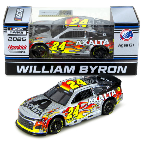 William Byron Darlington Throwback to 2015 Jeff Gordon Final Ride 1:64 Standard 2025 Diecast Car #24 Axalta NASCAR