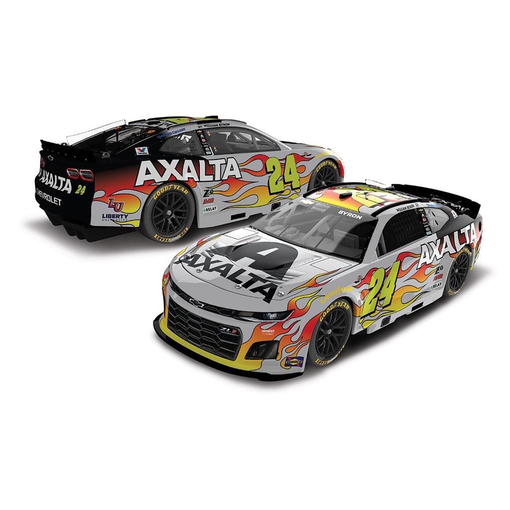 William Byron Darlington Throwback to 2015 Jeff Gordon Final Ride 1:24 Standard 2025 Diecast Car #24 Axalta NASCAR