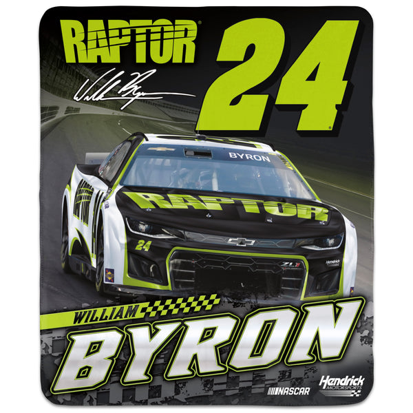 William Byron 2023 Raptor 50x60 Winning Image Blanket #24 NASCAR