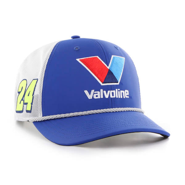 William Byron Valvoline Blue Refuel '47 Trucker Hat #24 NASCAR