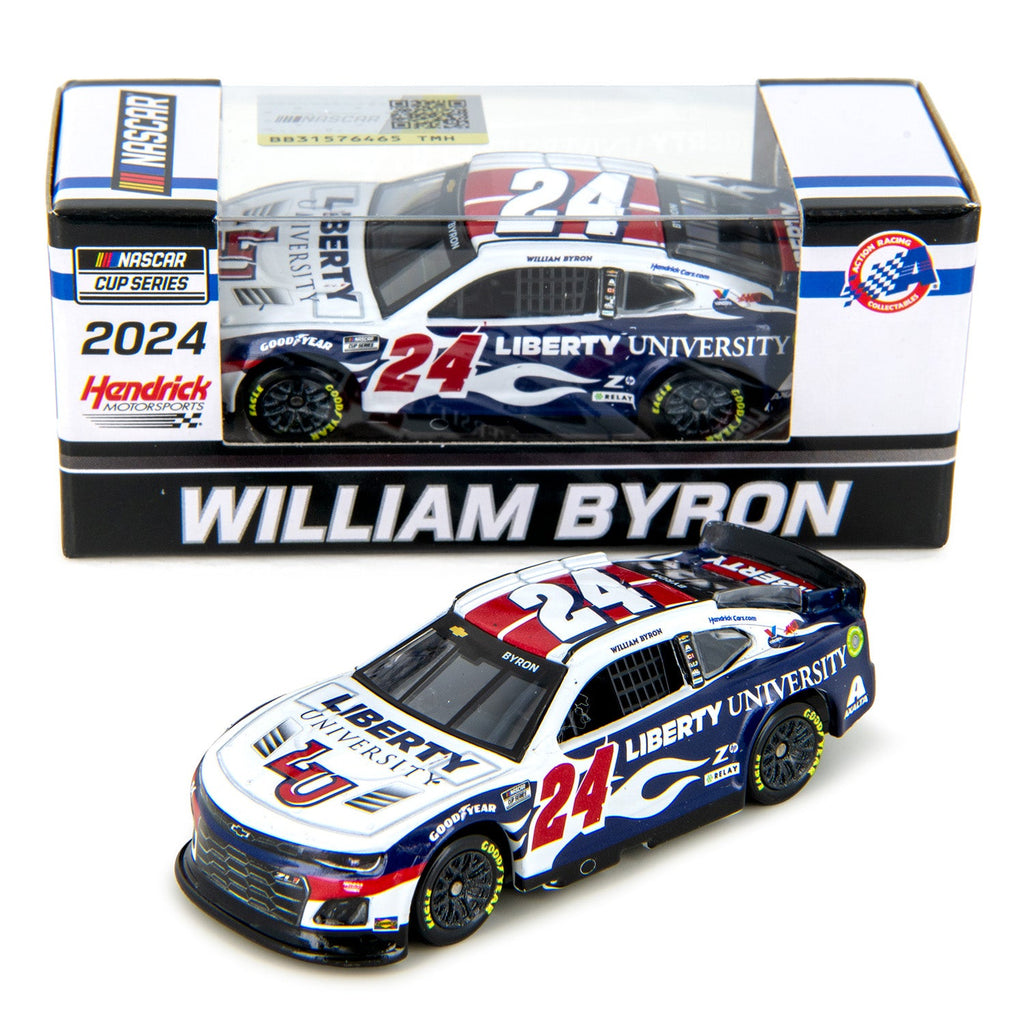 William Byron Liberty University 1:64 Standard 2024 Hendrick Motorsports 40th Anniversary Diecast Car #24 NASCAR