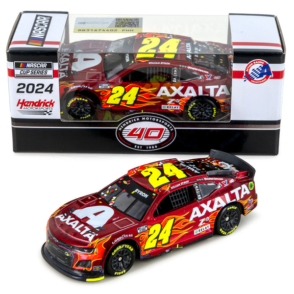 William Byron Martinsville Race Win 1:64 Standard 2024 Diecast Car Axalta #24 NASCAR