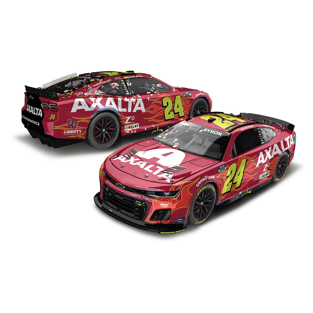 William Byron Martinsville Race Win 1:64 Standard 2024 Diecast Car Axalta #24 NASCAR