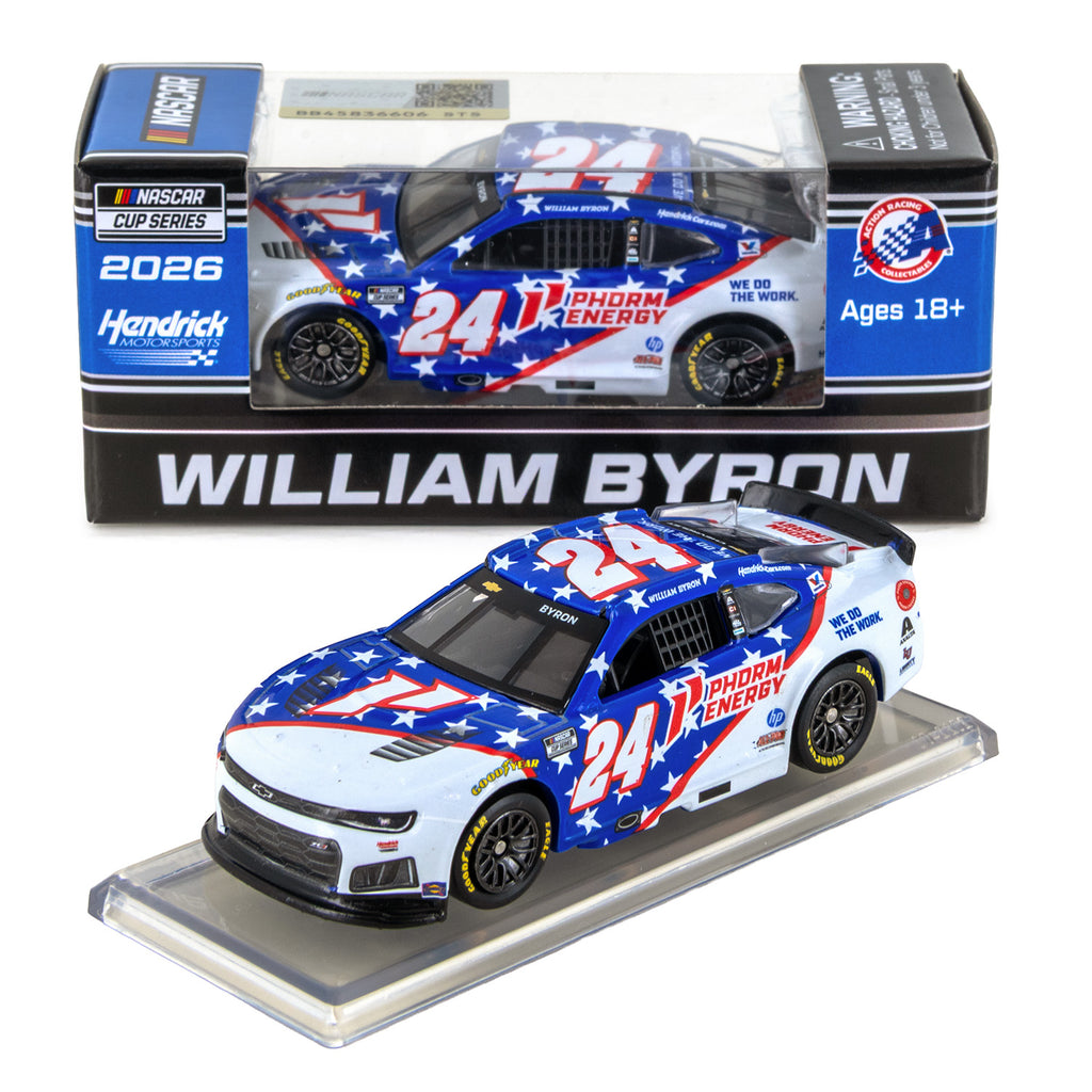 William Byron Phorm Energy 1:64 2026 Diecast Car #24 NASCAR
