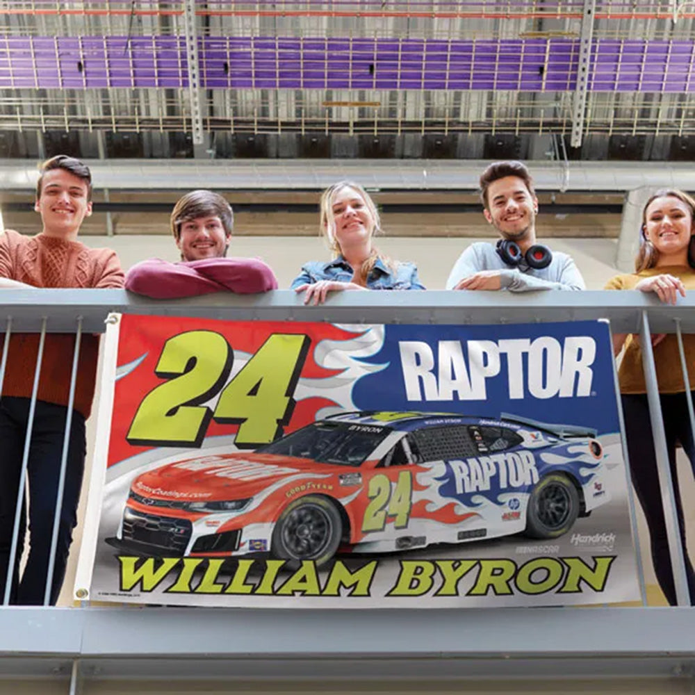William Byron 2026 Raptor #24 Car 3x5 Flag NASCAR