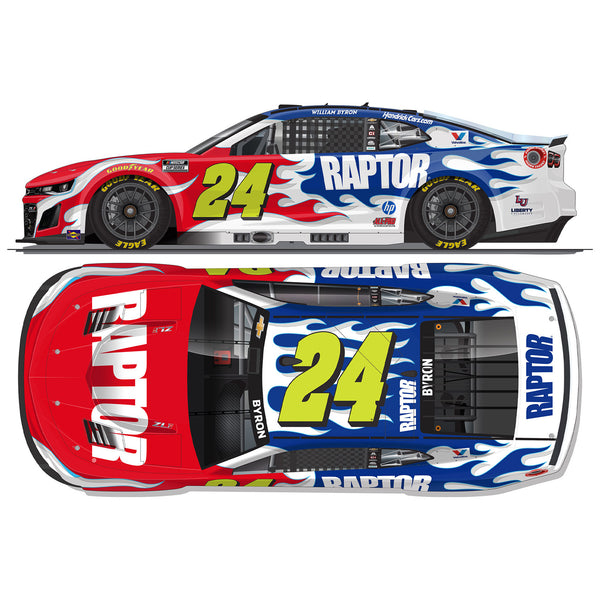 William Byron Raptor 1:24 Standard 2026 Diecast Car #24 NASCAR