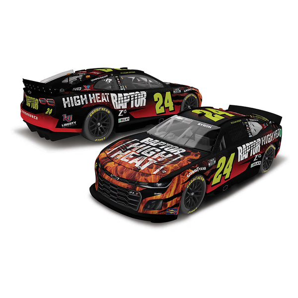 William Byron Raptor High Heat 1:64 Standard 2024 Diecast Car #24 NASCAR