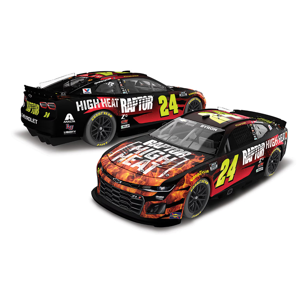 William Byron Raptor High Heat 1:64 Standard 2025 Diecast Car #24 NASCAR