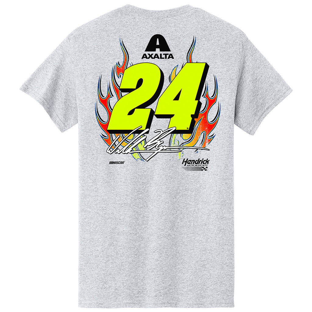 William Byron 2025 Axalta SPG 2-Spot T-Shirt Gray #24 NASCAR