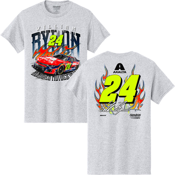 William Byron 2025 Axalta SPG 2-Spot T-Shirt Gray #24 NASCAR