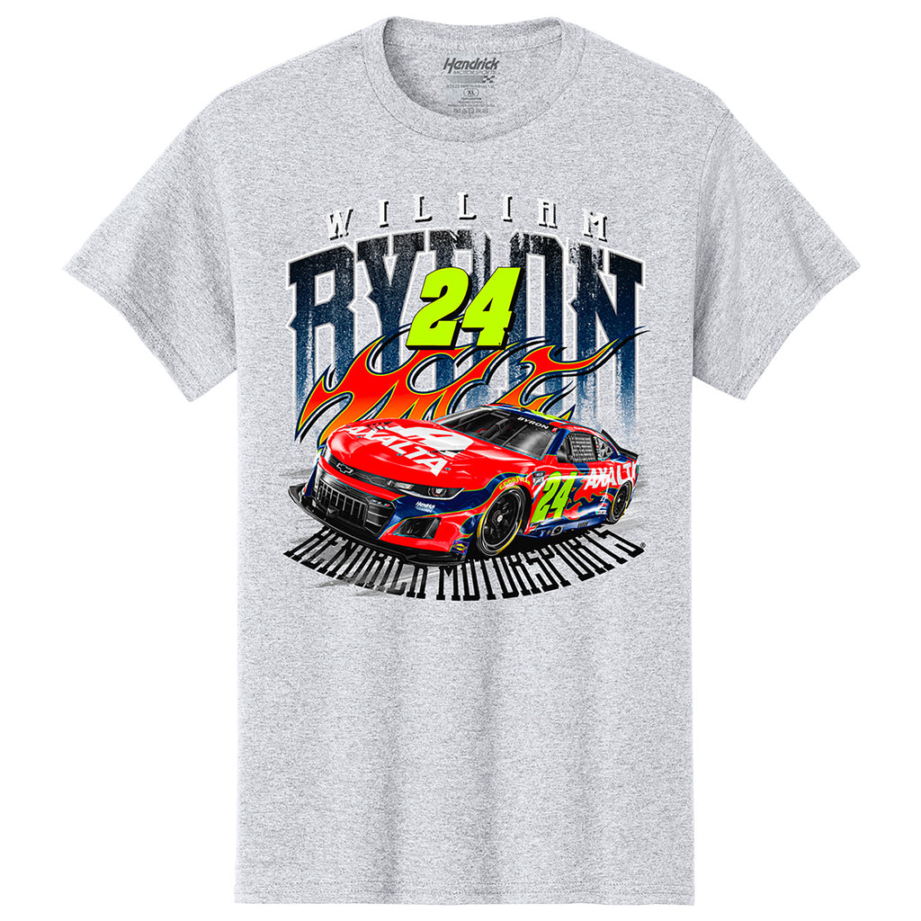 William Byron 2025 Axalta SPG 2-Spot T-Shirt Gray #24 NASCAR