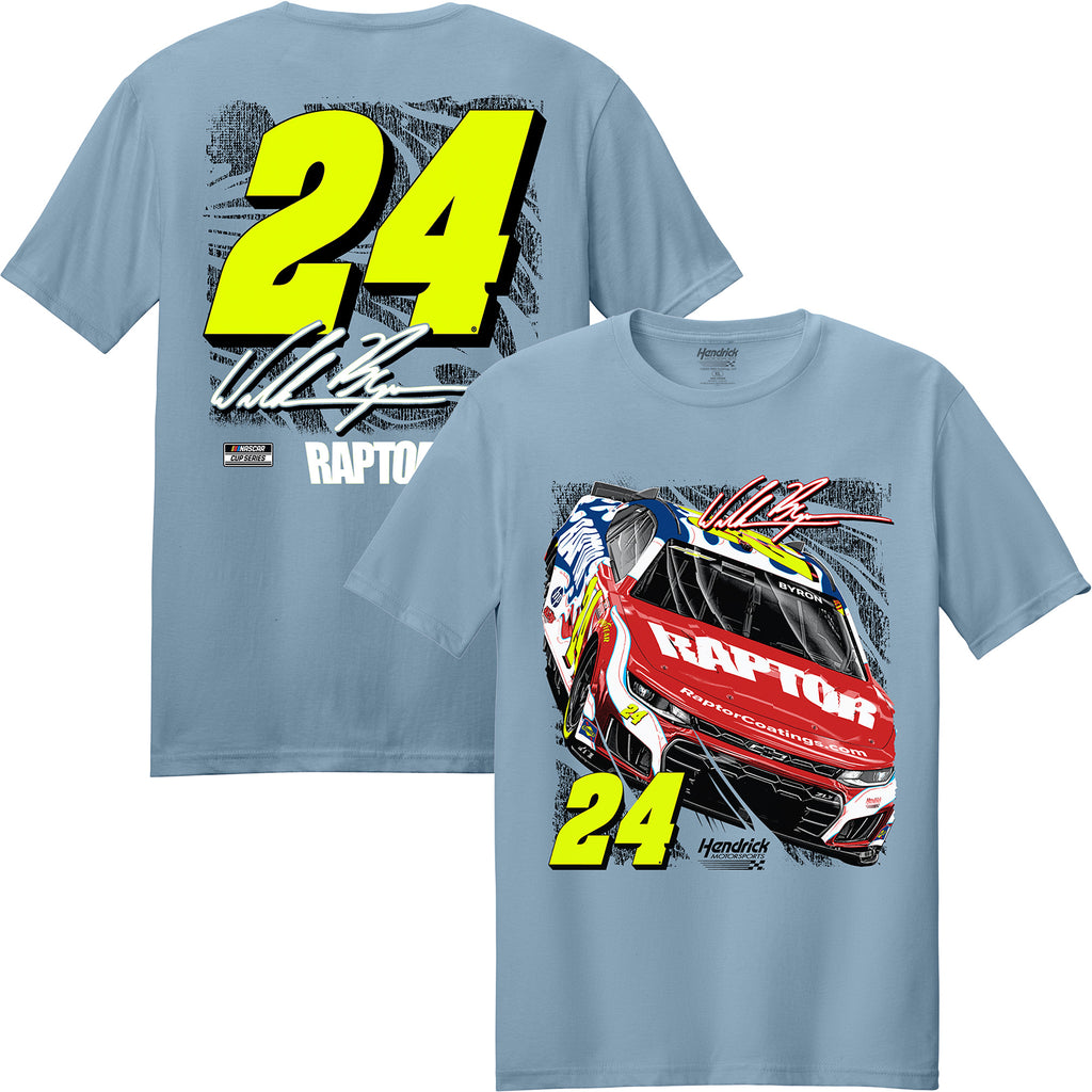 William Byron 2026 Raptor Driven 2-Spot T-Shirt Blue #24 NASCAR