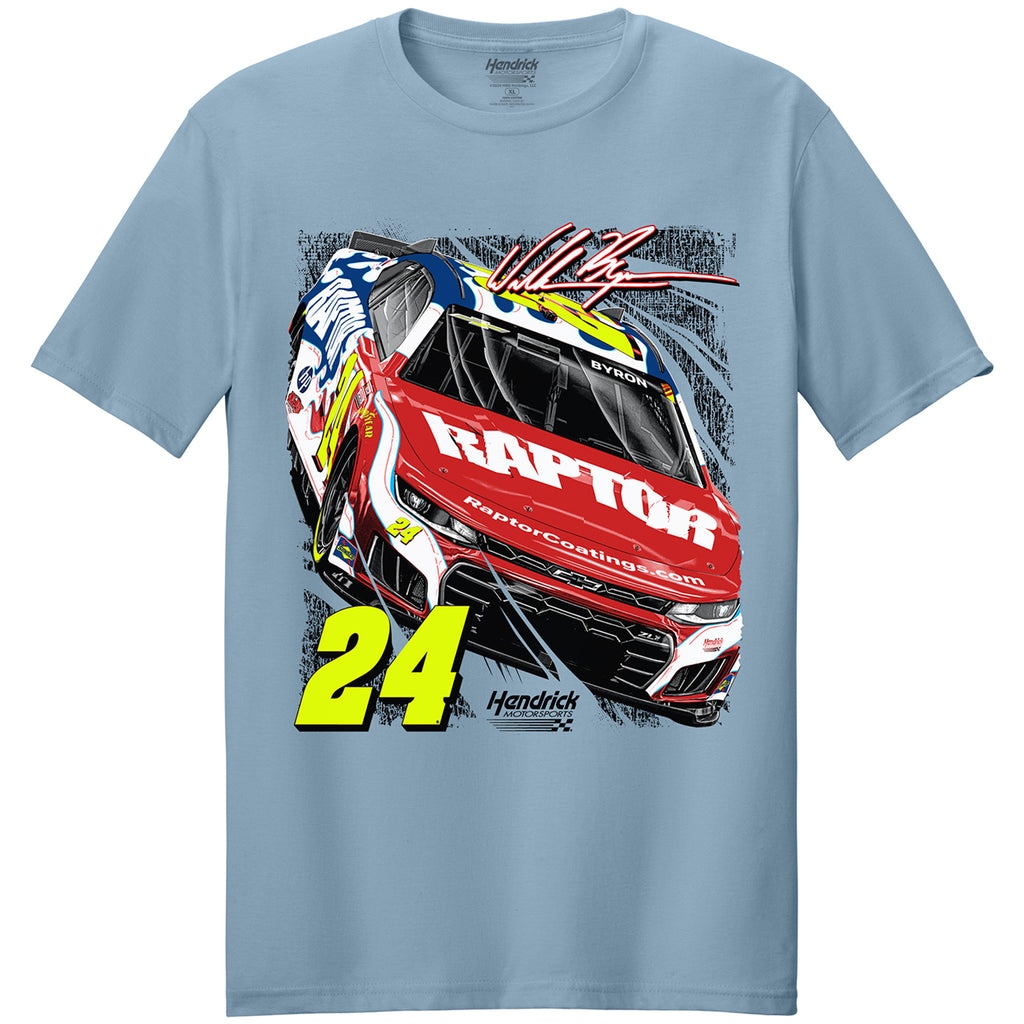 William Byron 2026 Raptor Driven 2-Spot T-Shirt Blue #24 NASCAR