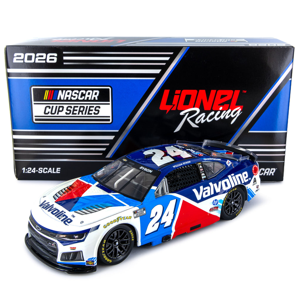 William Byron Valvoline 1:24 Standard 2026 Diecast Car #24 NASCAR