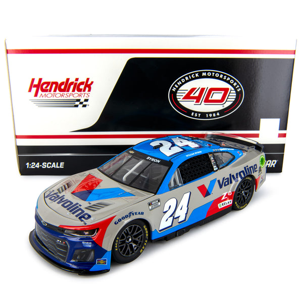 William Byron Valvoline 1:24 Standard 2024 Diecast Car #24 NASCAR