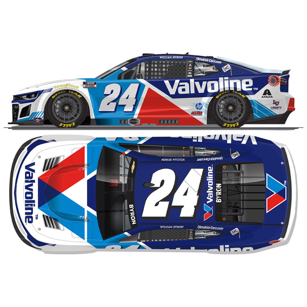 William Byron Valvoline 1:24 Standard 2026 Diecast Car #24 NASCAR