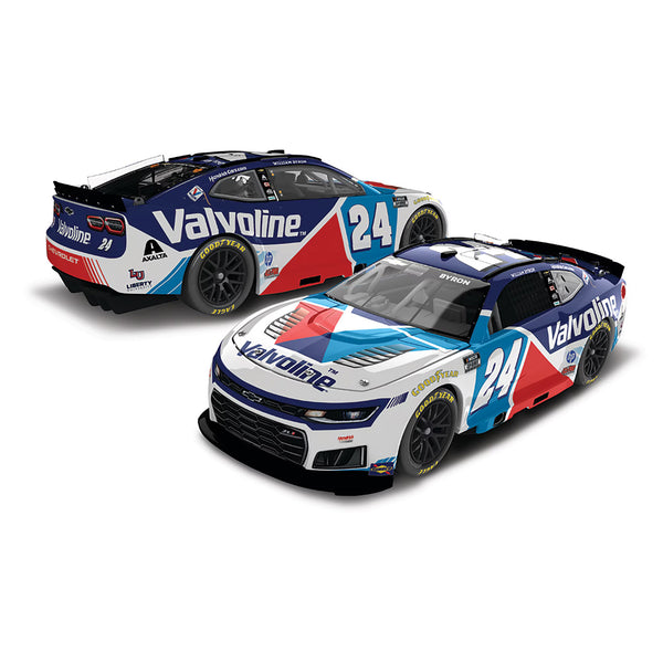 William Byron Valvoline 1:24 Color Chrome 2026 Diecast Car #24 NASCAR