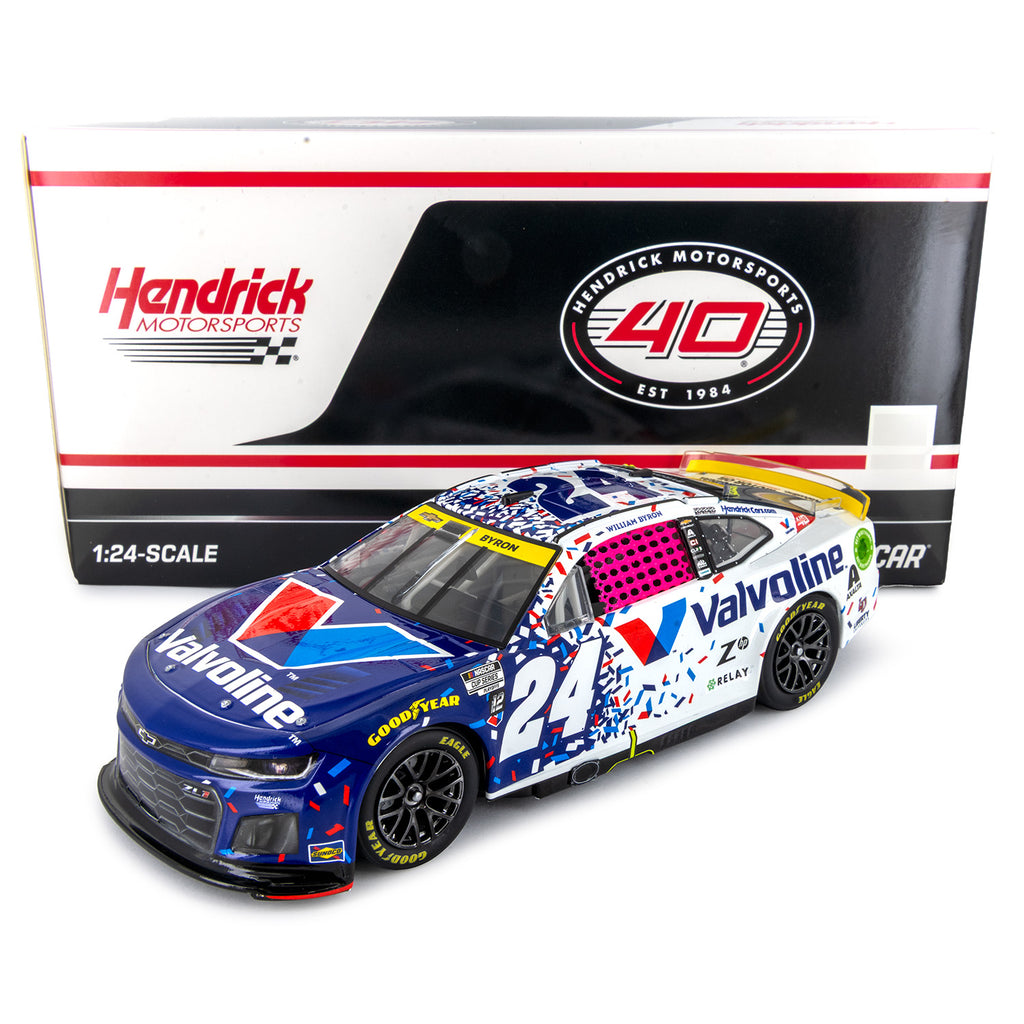 William Byron Valvoline Roval 1:24 Standard 2024 Diecast Car #24 NASCAR