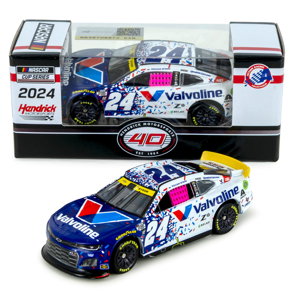 William Byron Valvoline Roval 1:64 Standard 2024 Diecast Car #24 NASCAR