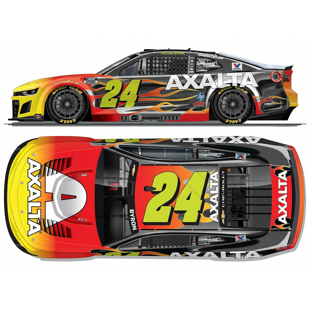 William Byron Color Chrome Axalta Final Ride 1:24 2026 Diecast Car #24 NASCAR