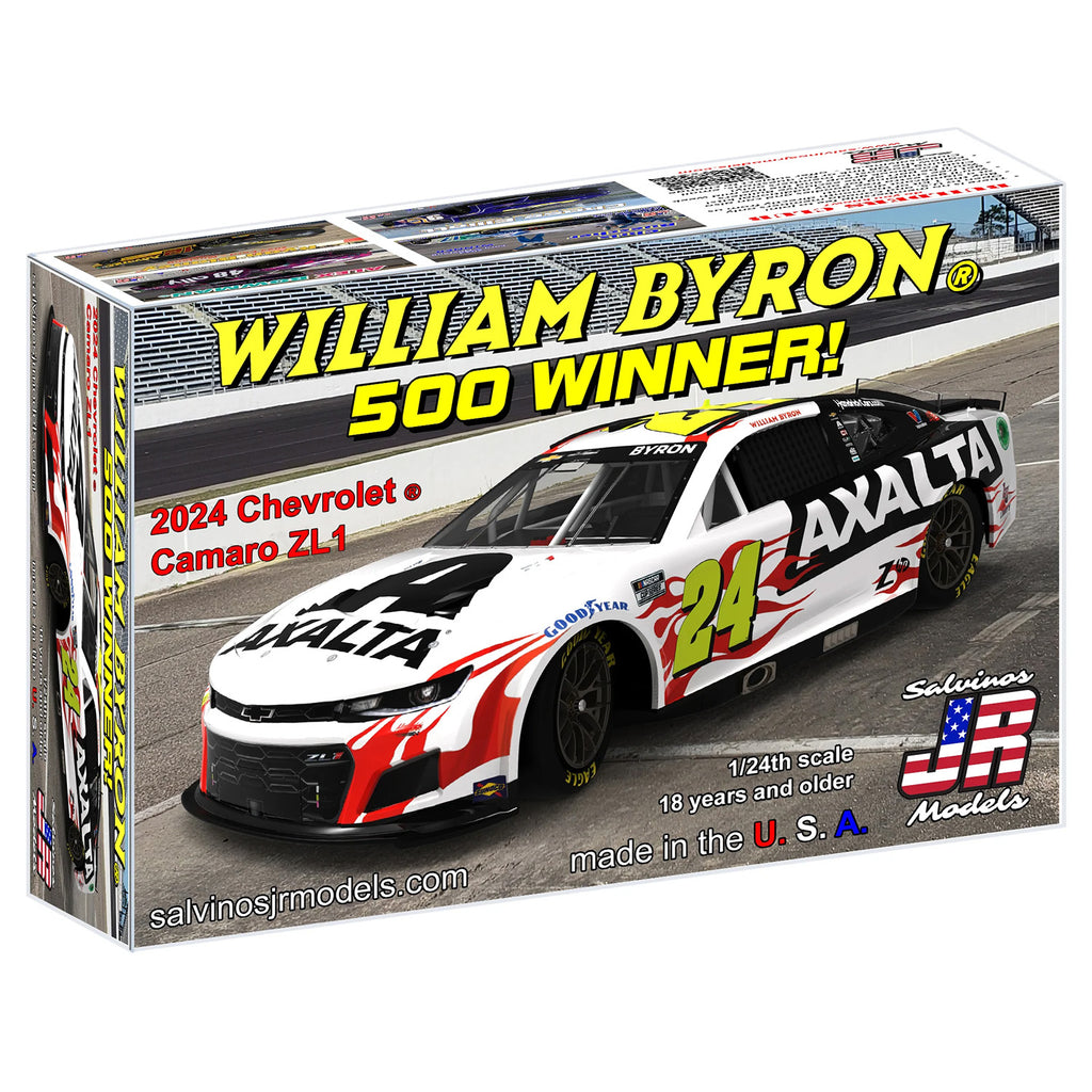 William Byron 2024 Daytona 500 Race Win 1:24 Adult Model Car Kit Axalta #24 NASCAR