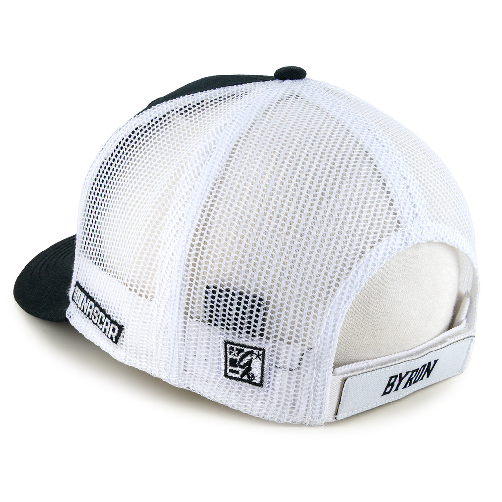 William Byron 2026 Big Number #24 Mesh NASCAR Hat Exclusive Black/White