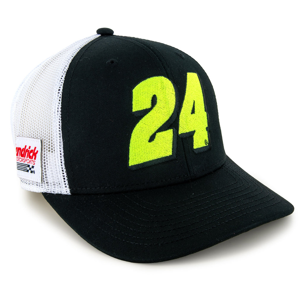 William Byron 2026 Big Number #24 Mesh NASCAR Hat Exclusive Black/White