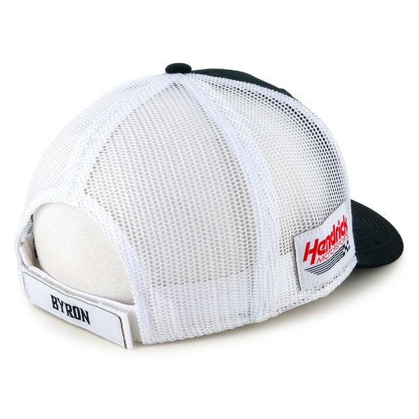 William Byron 2026 Big Number #24 Mesh NASCAR Hat Exclusive Black/White