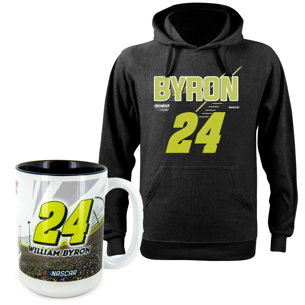 William Byron #24 Hoodie and Deluxe 15oz Coffee Mug BUNDLE PRICED