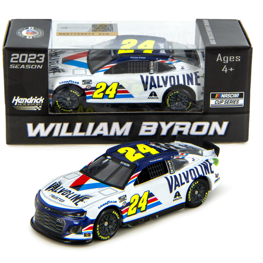 William Byron Valvoline 1:64 Standard 2023 Diecast Car #24 NASCAR