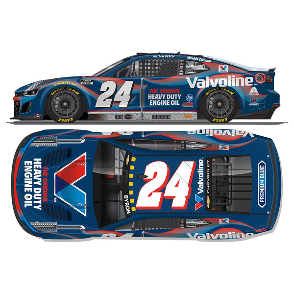 William Byron Valvoline Heavy Duty 1:24 Color Chrome 2026 Diecast Car #24 NASCAR