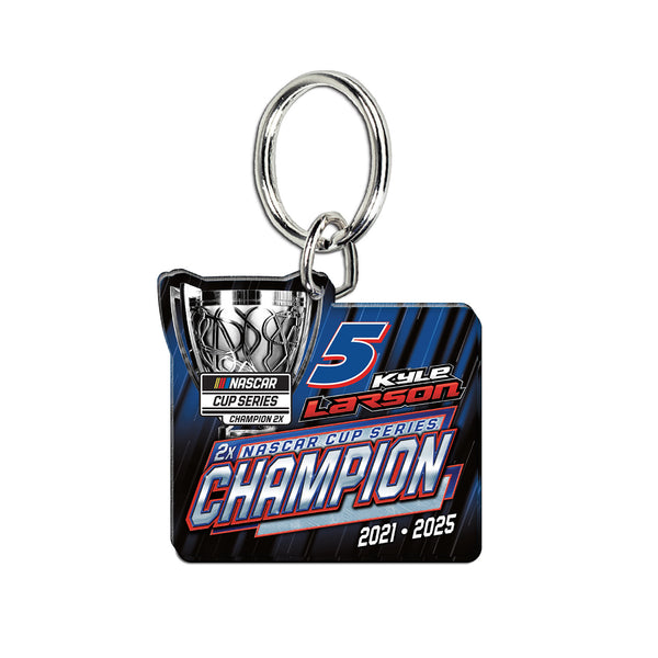 Kyle Larson 2025 NASCAR Champion Acrylic Keyring 