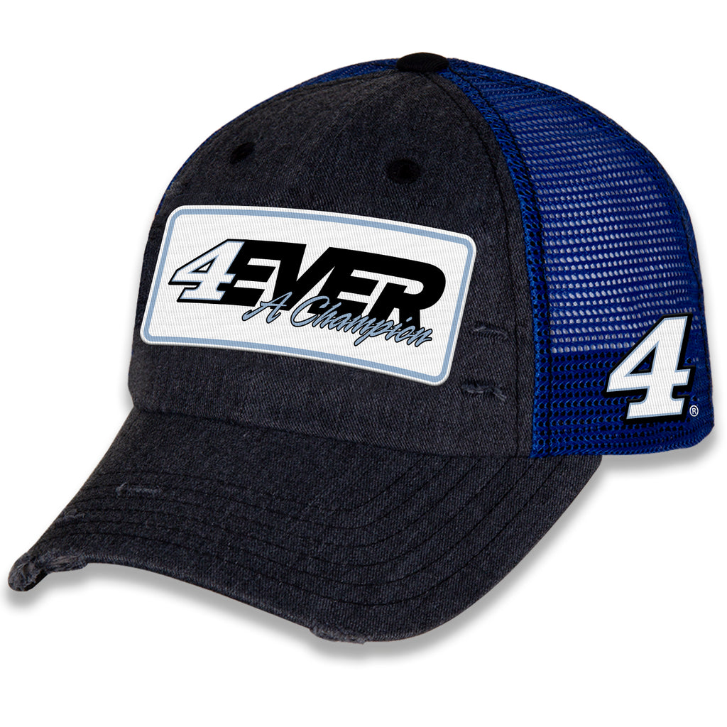 Kevin Harvick 2023 4Ever A Champion Vintage Patch Hat Gray/Blue