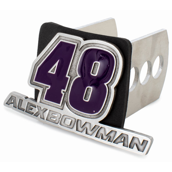 Alex Bowman Pewter Metal #48 Universal Trailer Hitch Cover NASCAR