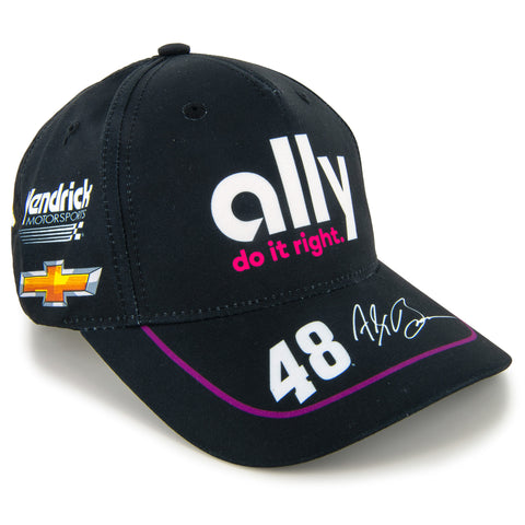 Alex Bowman 2023 Ally Uniform Pit Hat Black #48 NASCAR