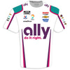 Alex Bowman 2023 Ally Sublimated Uniform Pit Crew White T-Shirt #48 NASCAR