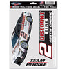 Austin Cindric 2022 Multi-Use Discount Tire #2 NASCAR Decal 3-Pack