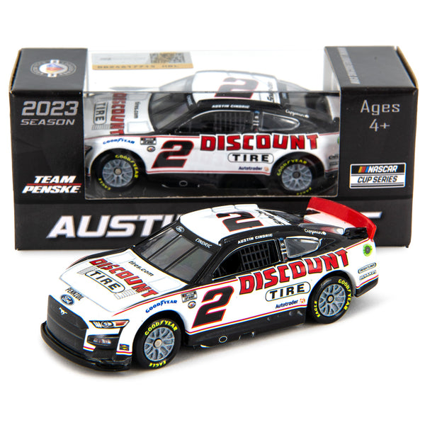 Austin Cindric Discount Tire 1:64 Standard 2023 Diecast Car #2 NASCAR